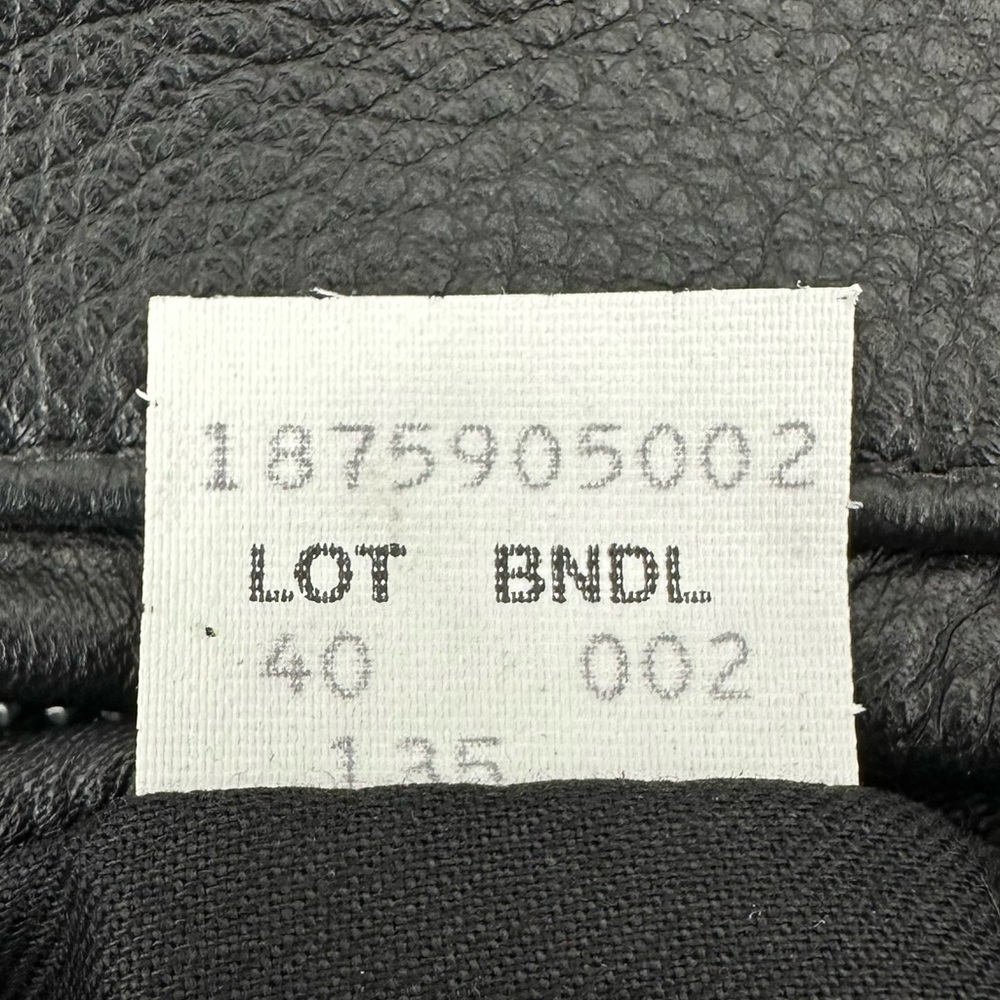 Schott NYC Black Leather Jacket Size 40/Medium - Made in USA - Picture 14 of 15